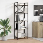 vidaXL Ράφι Βιβλίων Δρύς Sonoma 56 x 34 x 171 εκ Επεξεργασμένο ξύλο