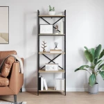 vidaXL Ράφι Βιβλίων Δρύς Sonoma 56 x 34 x 171 εκ Επεξεργασμένο ξύλο