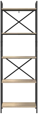vidaXL Ράφι Βιβλίων Δρύς Sonoma 56 x 34 x 171 εκ Επεξεργασμένο ξύλο
