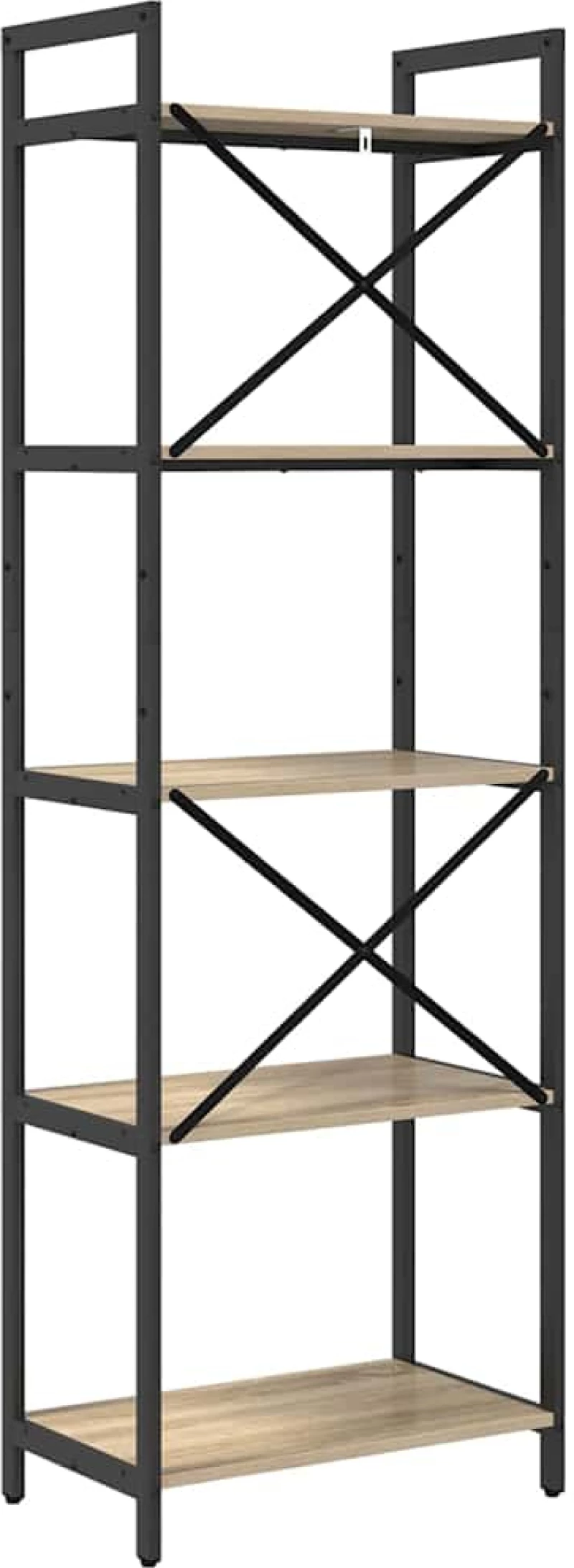 vidaXL Ράφι Βιβλίων Δρύς Sonoma 56 x 34 x 171 εκ Επεξεργασμένο ξύλο