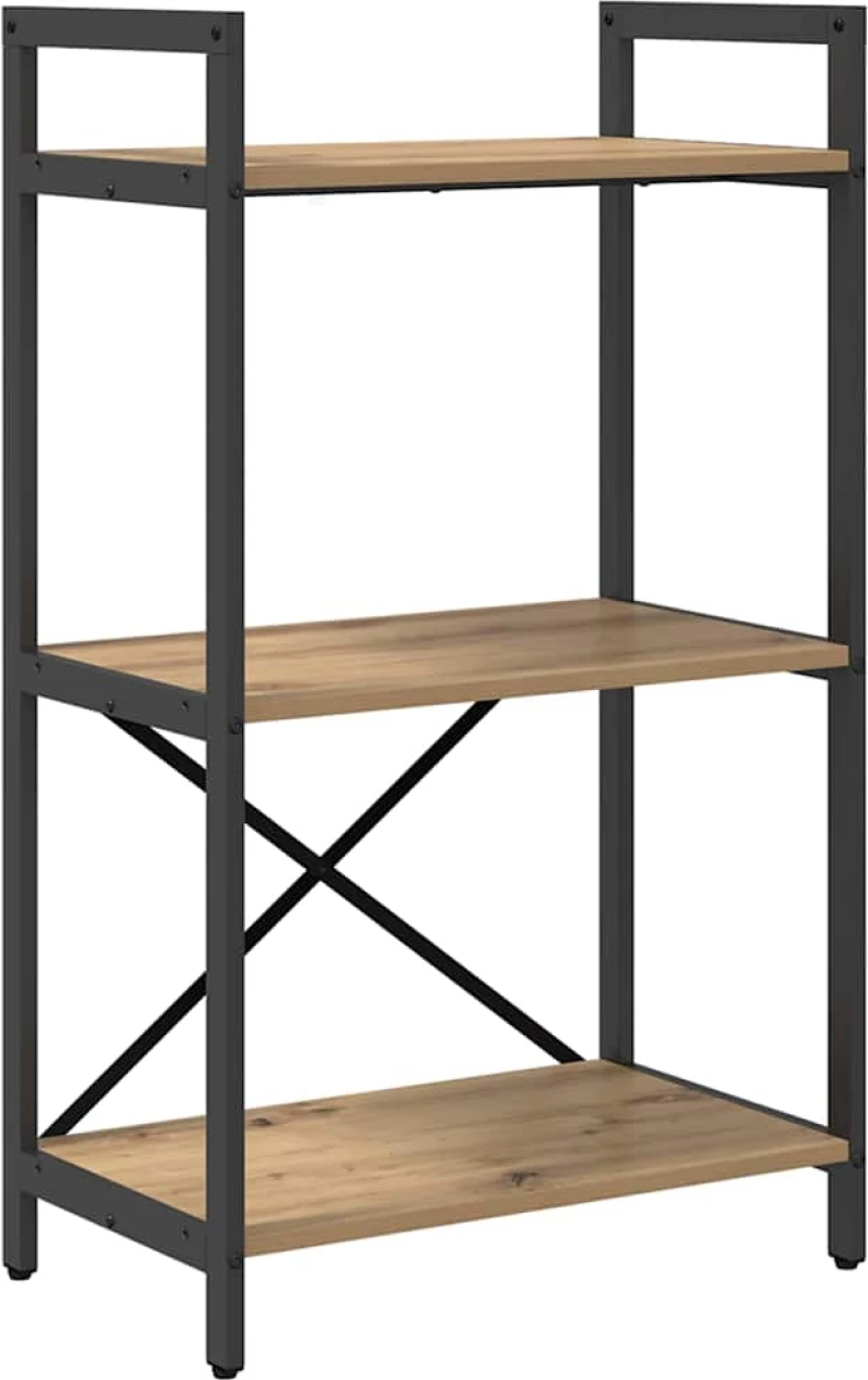 vidaXL Ράφι Βιβλίων Artisan Oak 56 x 34 x 96 εκ Επεξεργασμένο ξύλο