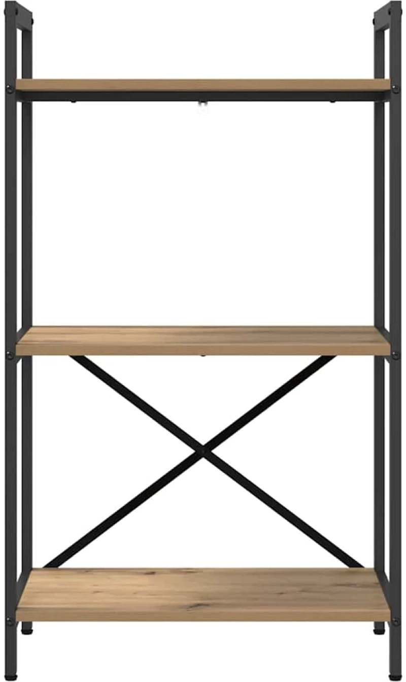 vidaXL Ράφι Βιβλίων Artisan Oak 56 x 34 x 96 εκ Επεξεργασμένο ξύλο