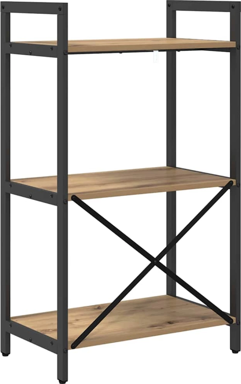 vidaXL Ράφι Βιβλίων Artisan Oak 56 x 34 x 96 εκ Επεξεργασμένο ξύλο