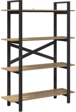 vidaXL Ράφι Βιβλίων Artisan Oak 100 x 33,5 x 140 εκ Επεξεργασμένο ξύλο