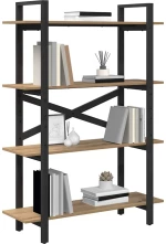 vidaXL Ράφι Βιβλίων Artisan Oak 100 x 33,5 x 140 εκ Επεξεργασμένο ξύλο