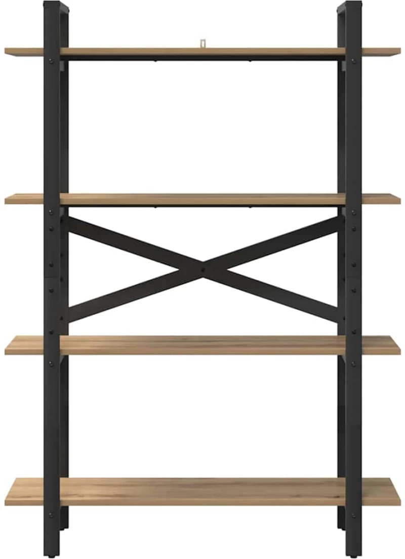 vidaXL Ράφι Βιβλίων Artisan Oak 100 x 33,5 x 140 εκ Επεξεργασμένο ξύλο