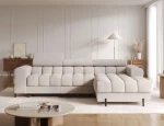 Γωνιακός καναπές Freyia-Beige-Δεξιά