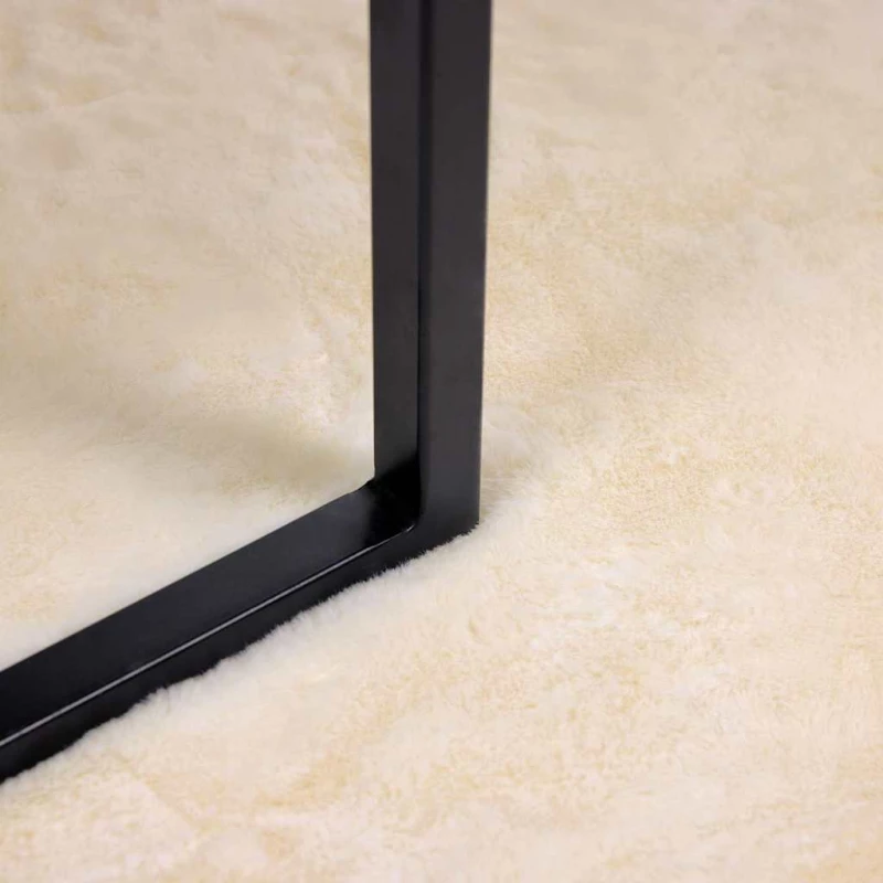 vidaXL Χαλιά Ψεύτικου Κουνελιού Olite Κρεμ 120 x 170 cm Πολυεστέρας