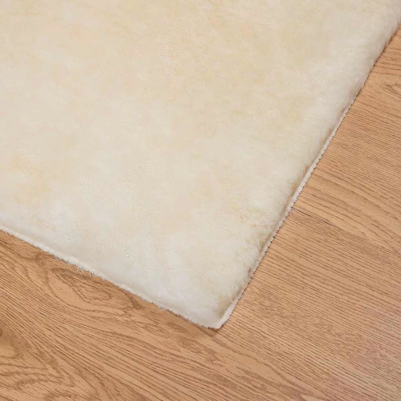 vidaXL Χαλιά Ψεύτικου Κουνελιού Olite Κρεμ 120 x 170 cm Πολυεστέρας