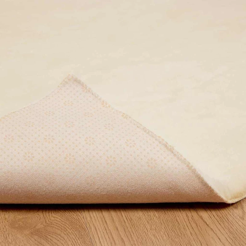 vidaXL Χαλιά Ψεύτικου Κουνελιού Olite Κρεμ 120 x 170 cm Πολυεστέρας