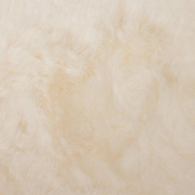vidaXL Χαλιά Ψεύτικου Κουνελιού Olite Κρεμ 120 x 170 cm Πολυεστέρας