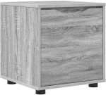 vidaXL Ντουλάπι Μπάνιου Γκρίζο Σονομα 40,5 x 40 x 44 εκ