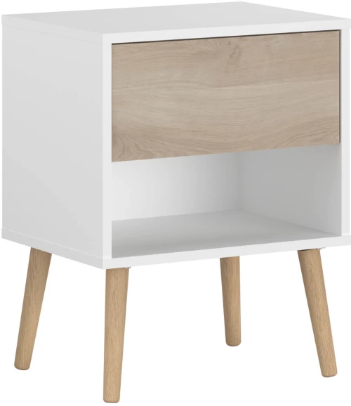 Κομοδίνο Randers-Φυσικό-Λευκό