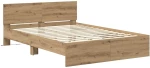 vidaXL Σκελετός Κρεβατιού Artisan Oak 160 x 200 cm Επεξεργασμένο ξύλο