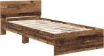 vidaXL Σκελετός Κρεβατιού Παλιό Ξύλο 90 x 190 cm Επεξεργασμένο ξύλο