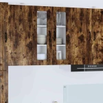 vidaXL Κρεμαστό ντουλάπι κουζίνας Καπνιστό Δρύς 60 x 31 x 80 εκ.