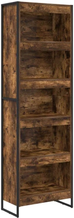 vidaXL Βιβλιοθήκη 2 pcs Καπνιστό Δρύς 80 x 30 x 155 εκ
