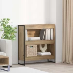 vidaXL Βιβλιοθήκη Καρυδιά Χειροποίητης Εργασίας 80 x 30 x 155 εκ