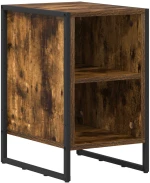 vidaXL Κομοδίνο 2 pcs Καπνιστό Δρυς 39.5 x 30 x 50 εκ