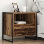 vidaXL Κομοδίνο 2 pcs Παλιό Ξύλο 50 x 39,5 x 50 εκ. Επεξεργασμένο ξύλο
