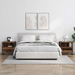 vidaXL Κομοδίνο 2 pcs Παλιό Ξύλο 50 x 39,5 x 50 εκ. Επεξεργασμένο ξύλο