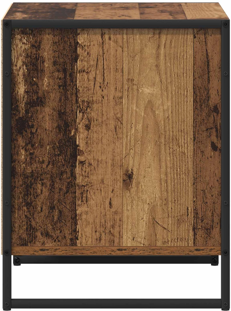vidaXL Κομοδίνο 2 pcs Παλιό Ξύλο 50 x 39,5 x 50 εκ. Επεξεργασμένο ξύλο