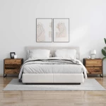 vidaXL Κομοδίνο Παλιό Ξύλο 50 x 39.5 x 50 εκ. Επεξεργασμένο ξύλο