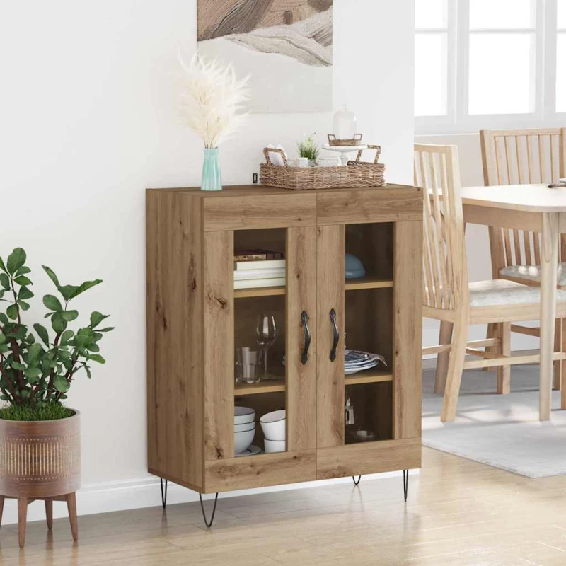 vidaXL Πλαϊνό γραφείο Artisan Oak 69,5 x 34 x 90 εκ.