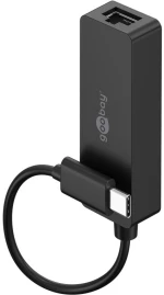 GOOBAY αντάπτορας δικτύου 76579, USB-C, 1000Mbps Ethernet, μαύρος