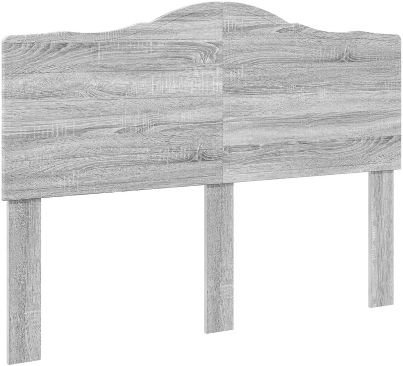 vidaXL Κρεβάτι Αποθήκης Γκρίζο Σονομα 140 x 200 cm Επεξεργασμένο ξύλο
