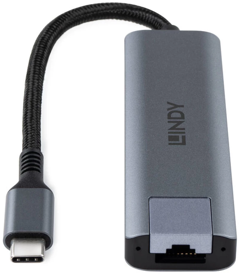 USB Hub LINDY 43422 Γκρι