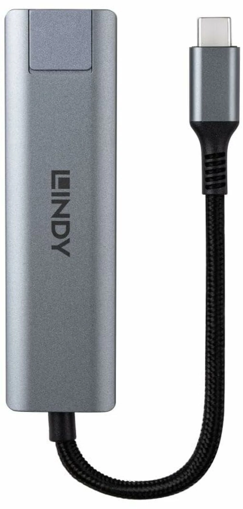 USB Hub LINDY 43422 Γκρι