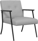 vidaXL Πολυθρόνα Σκίουρος Γκρί 59 x 75 x 78 εκ ύφασμα