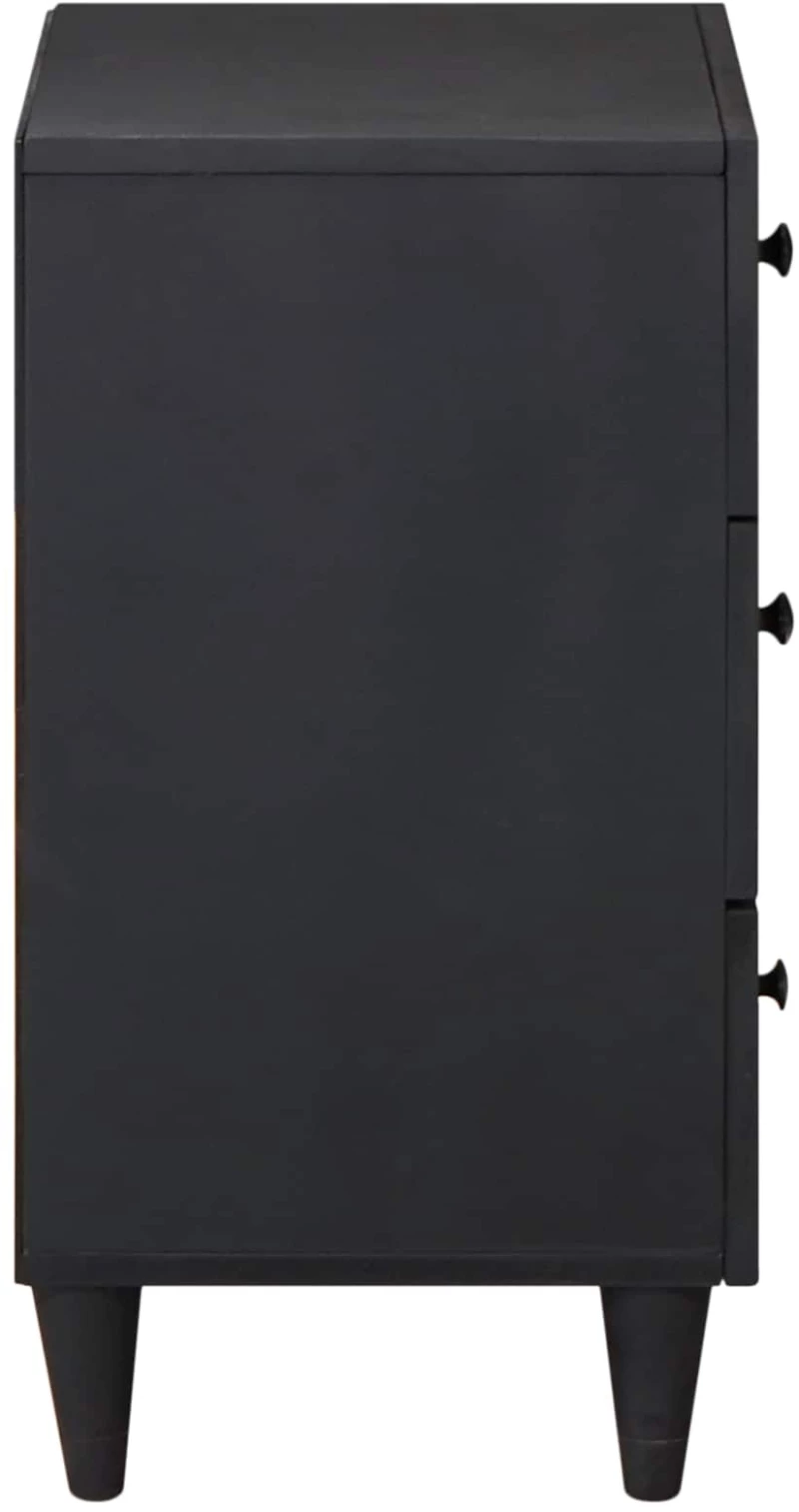 vidaXL Κομοδίνο Πολύχρωμο 50 x 33 x 60 εκ Στερεό ξύλο μάνγκο