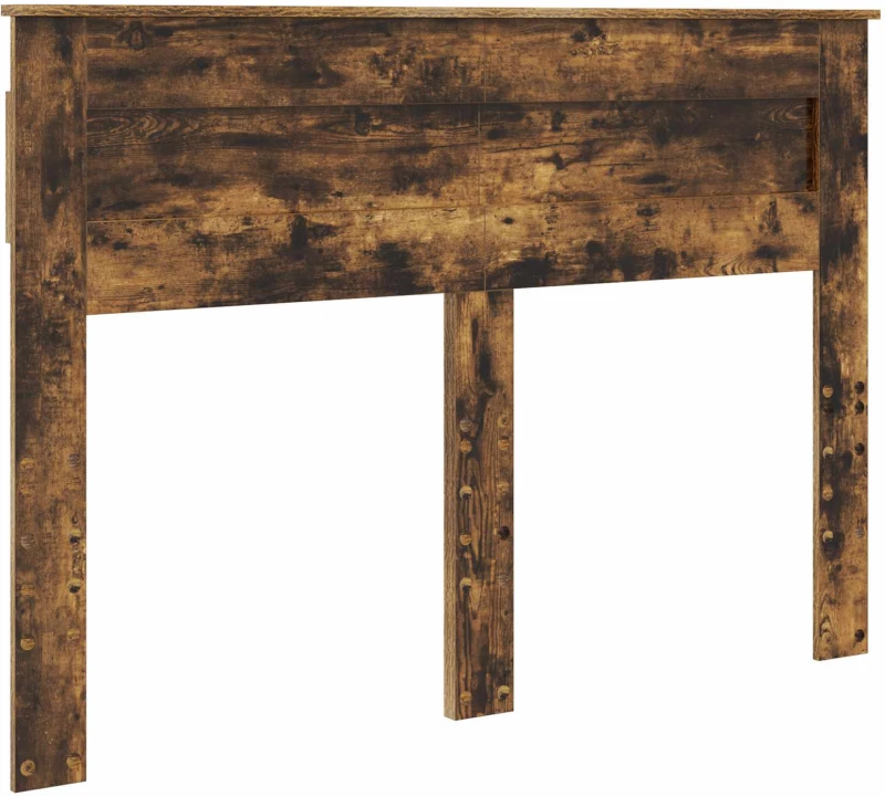 vidaXL Κρεβάτι Αποθήκης Καπνιστό Δρύς 160 x 200 cm Επεξεργασμένο ξύλο