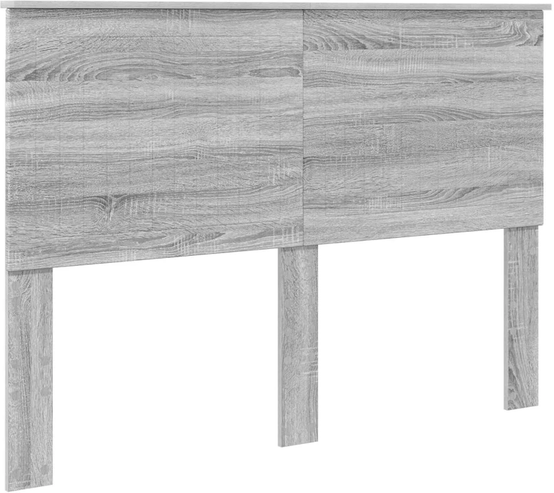 vidaXL Κρεβάτι Αποθήκης Γκρίζο Σονομα 140 x 200 cm Επεξεργασμένο ξύλο