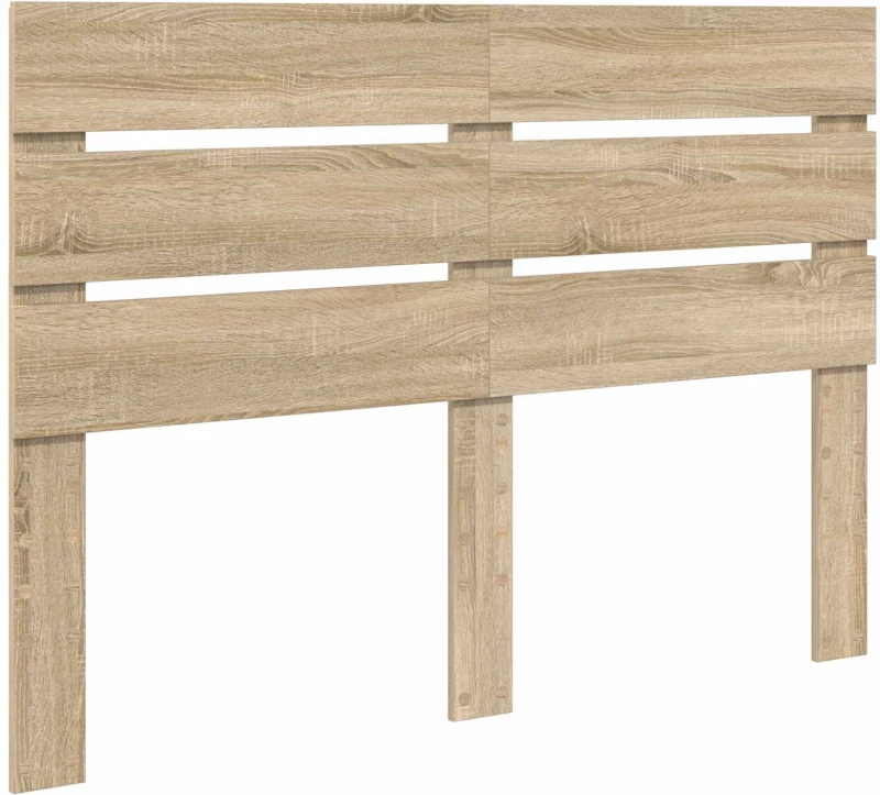 vidaXL Σκελετός Κρεβατιού Δρύς Sonoma 140 x 190 cm Επεξεργασμένο ξύλο