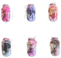 Ro-Ro Accessories Σφουγγαράκια Μακιγιάζ Blending Σε Βάζο (SP238) Σετ 14τμχ (Τυχαία επιλογή χρώματος)