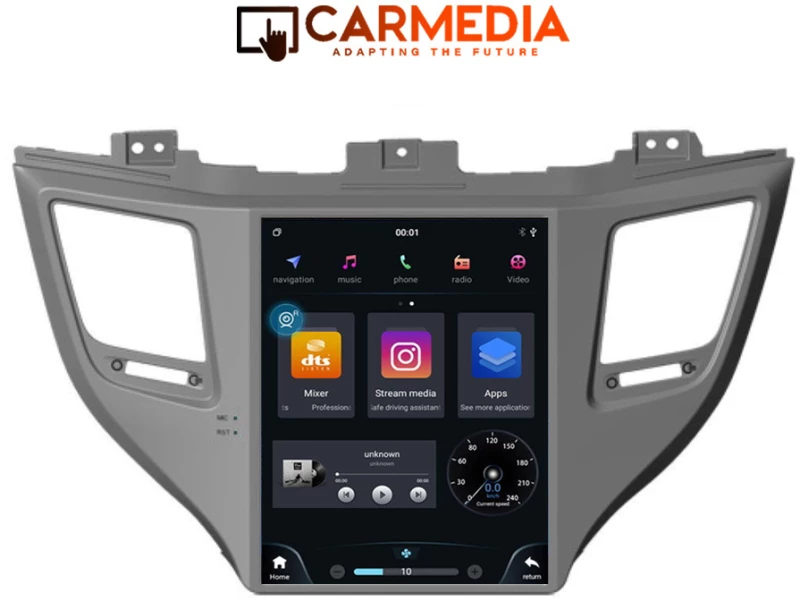 CARMEDIA CMV2897-13 TESLA 9.7'' OEM HYUNDAI TUCSON 2015-2019