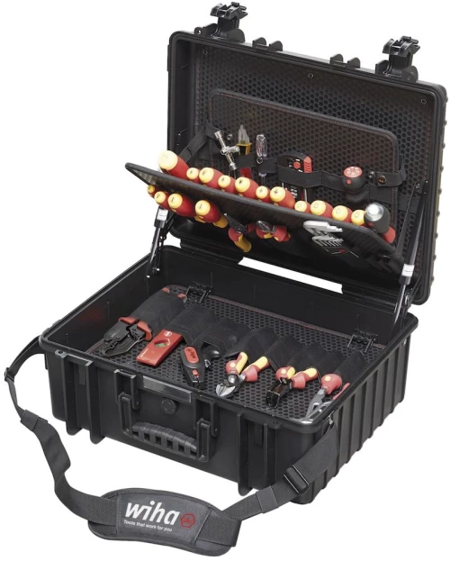 Wiha Βαλίτσα με 80 Εργαλεία 9300-702 Tool Set Competence XL
