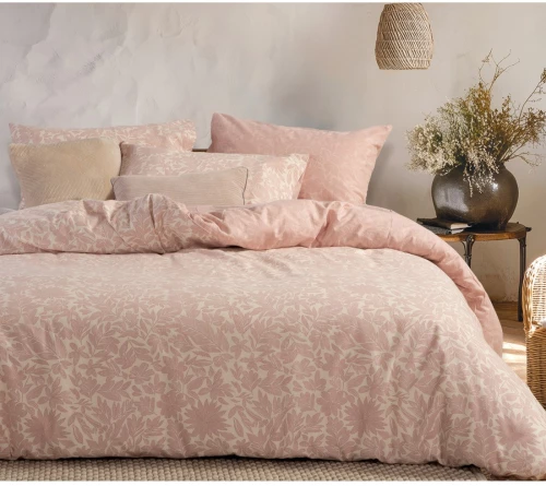 ΠΑΠΛΩΜΑΤΟΘΗΚΗ ΜΟΝΗ ΣΕΤ 2ΤΕΜ (ISSUAL PINK) - NEF NEF ISSUAL PINK / 100% ΒΑΜΒΑΚΙ (ΦΑΝΕΛΑ)