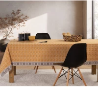 ΤΡΑΠΕΖΟΜΑΝΤΗΛΟ 140x180 (JENERIA MUSTARD) - NEF NEF JENERIA MUSTARD / 100% ΒΑΜΒΑΚΙ