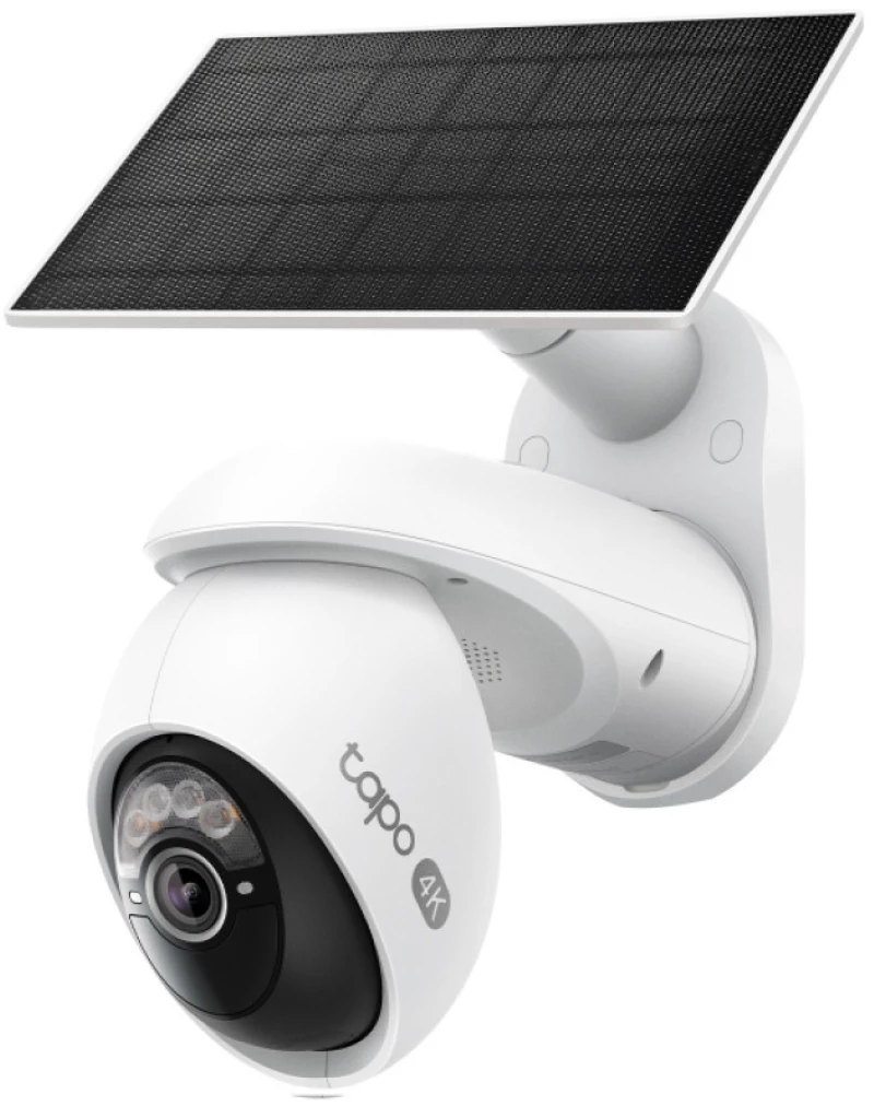 TP-LINK smart ηλιακή κάμερα Tapo C660 KIT, 4K/8MP, WiFi, PTZ, SD, IP65, EU/1.0
