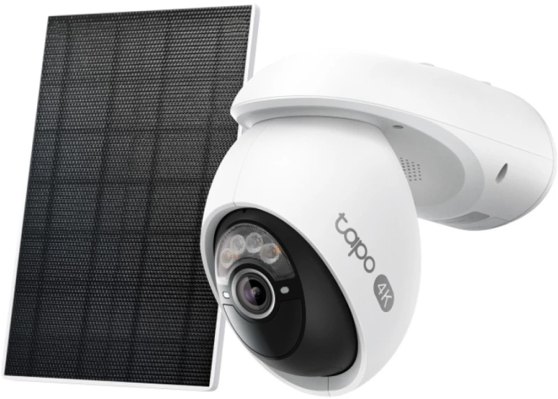 TP-LINK smart ηλιακή κάμερα Tapo C660 KIT, 4K/8MP, WiFi, PTZ, SD, IP65, EU/1.0