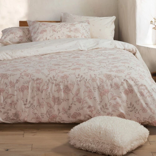 Σεντόνια Carena Με Λάστιχο (Σετ 4τμχ) Light Grey Nef-Nef Homeware Υπέρδιπλo 160x235cm 100% Βαμβάκι