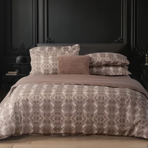 Σεντόνια Viper (Σετ 4τμχ) Beige Nef-Nef Homeware Υπέρδιπλo 240x270cm 100% Βαμβάκι