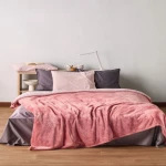 Κουβέρτα Yolanda 14 Rose Kentia Μονό 160x220cm Πολυέστερ