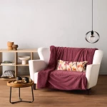 Κουβέρτα Καναπέ Sutton 05 Wine Kentia 130X170 Chenille