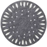 Σουπλά Χριστουγεννιάτικα Snow Felt (Σετ 2τμχ) Grey Nef-Nef Homeware