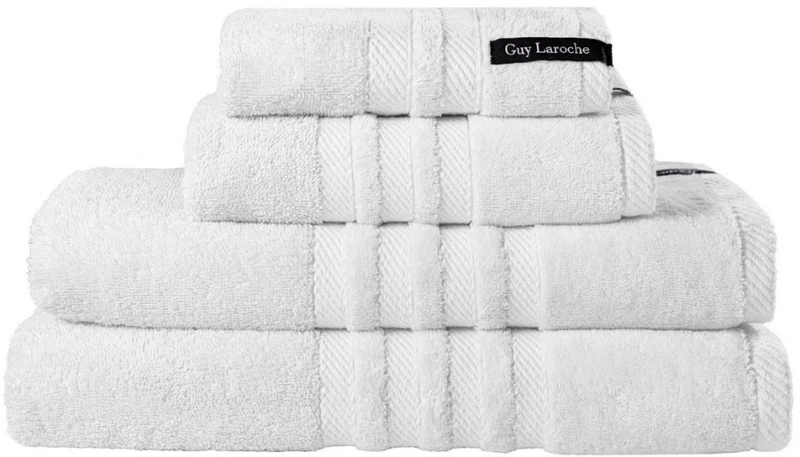 Πετσέτα Bonus Optic White Guy Laroche Σώματος 90x150cm 100% Βαμβάκι